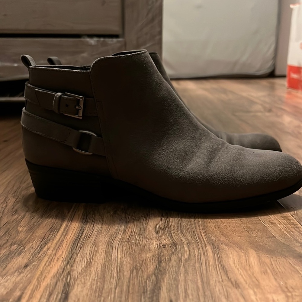 Grey Booties by Lauren Blackwell